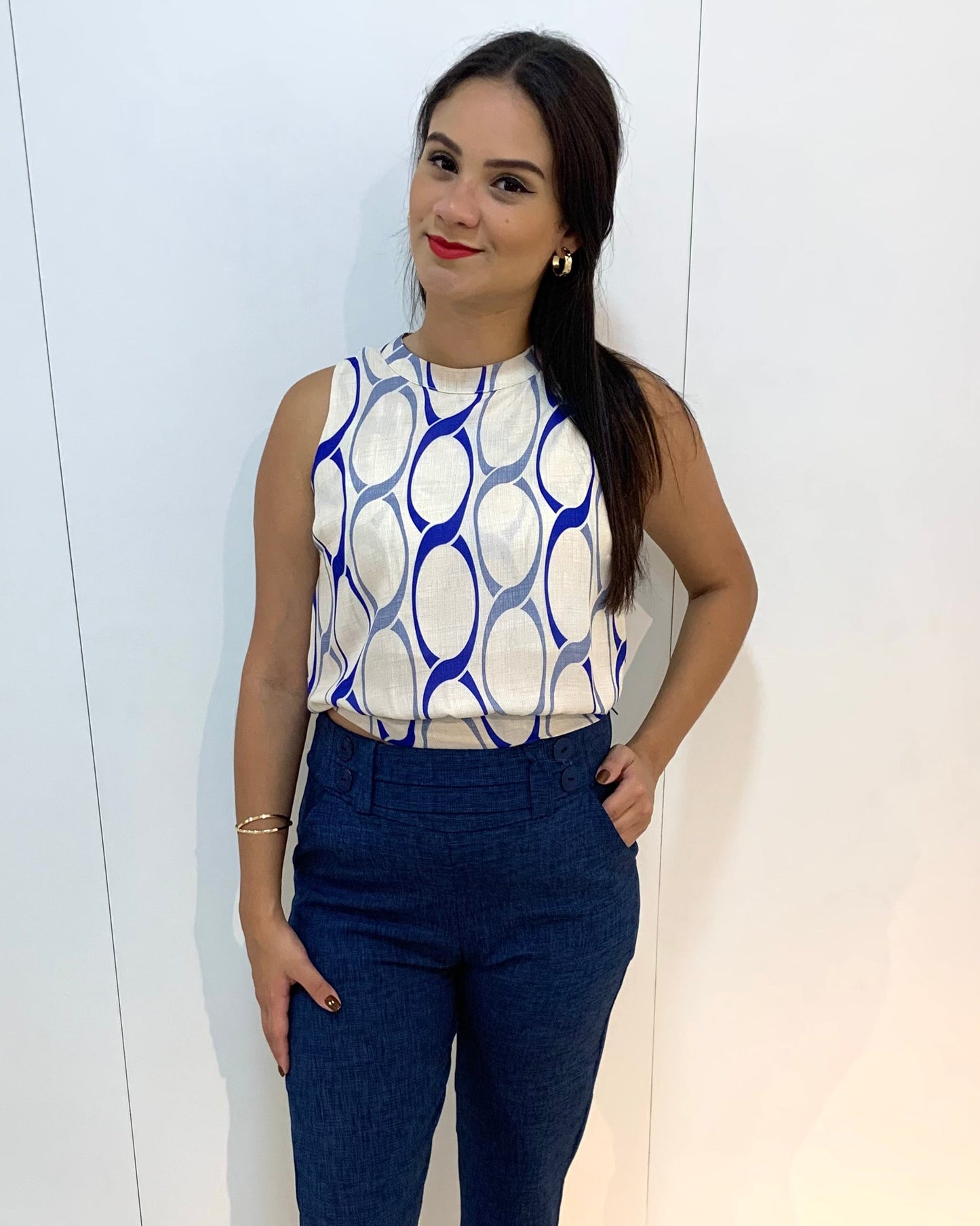 Regata Cropped Estampado 50728