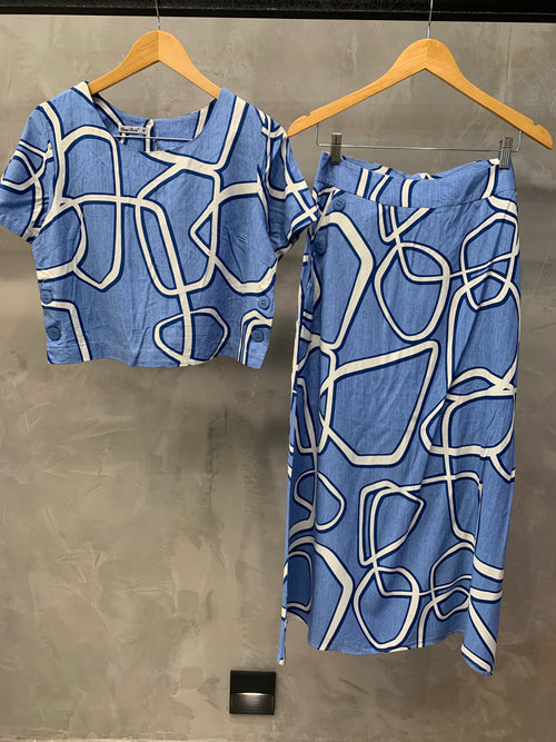 Detalhe da cor Azul Jeans