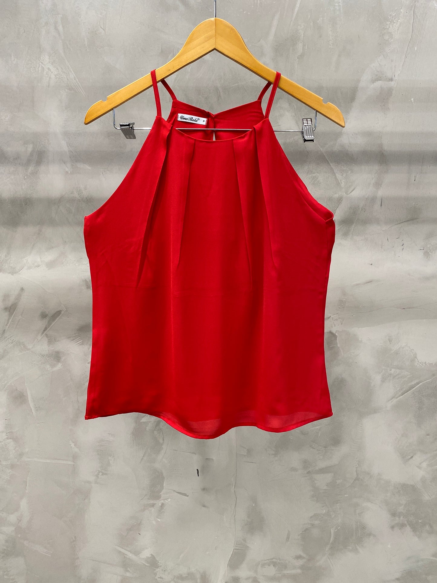 Regata Crepe Alça Fina Lisa 48821