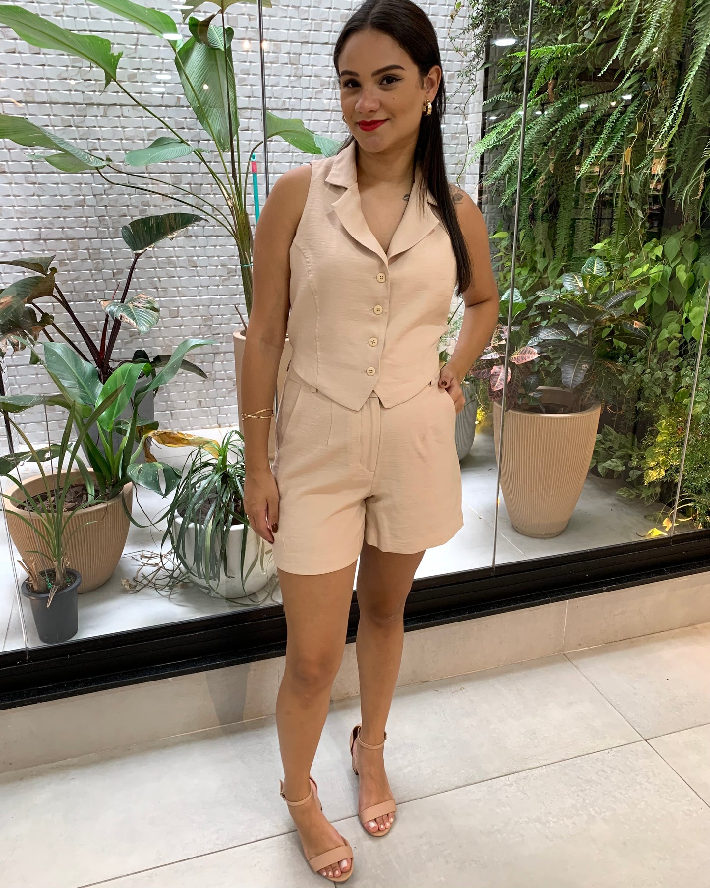 Conjunto de Colete e Bermuda 91381