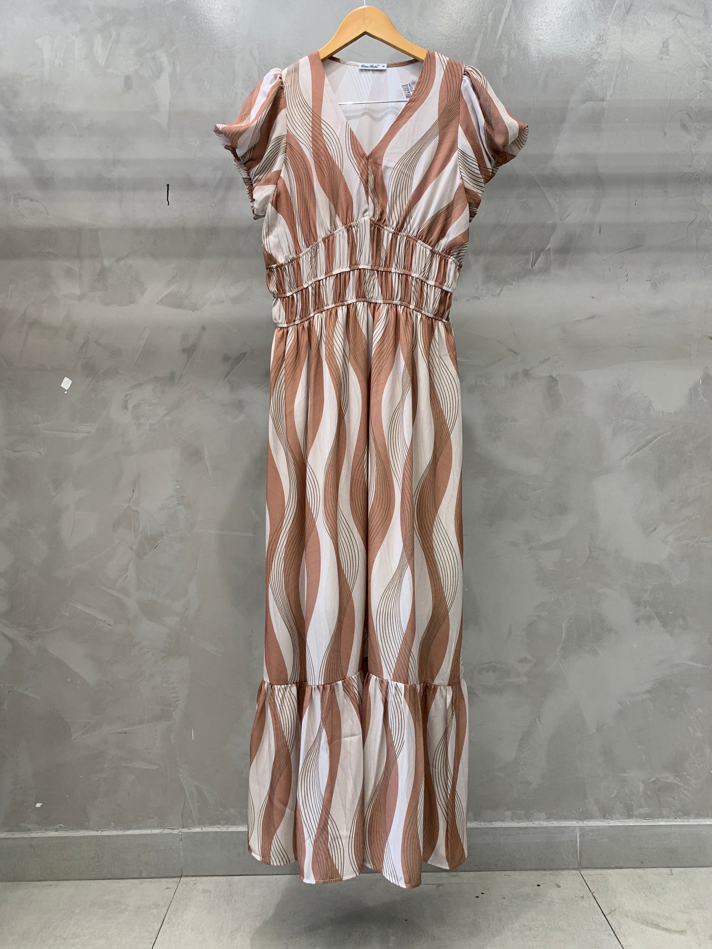 Vestido Longo Acinturado 90981