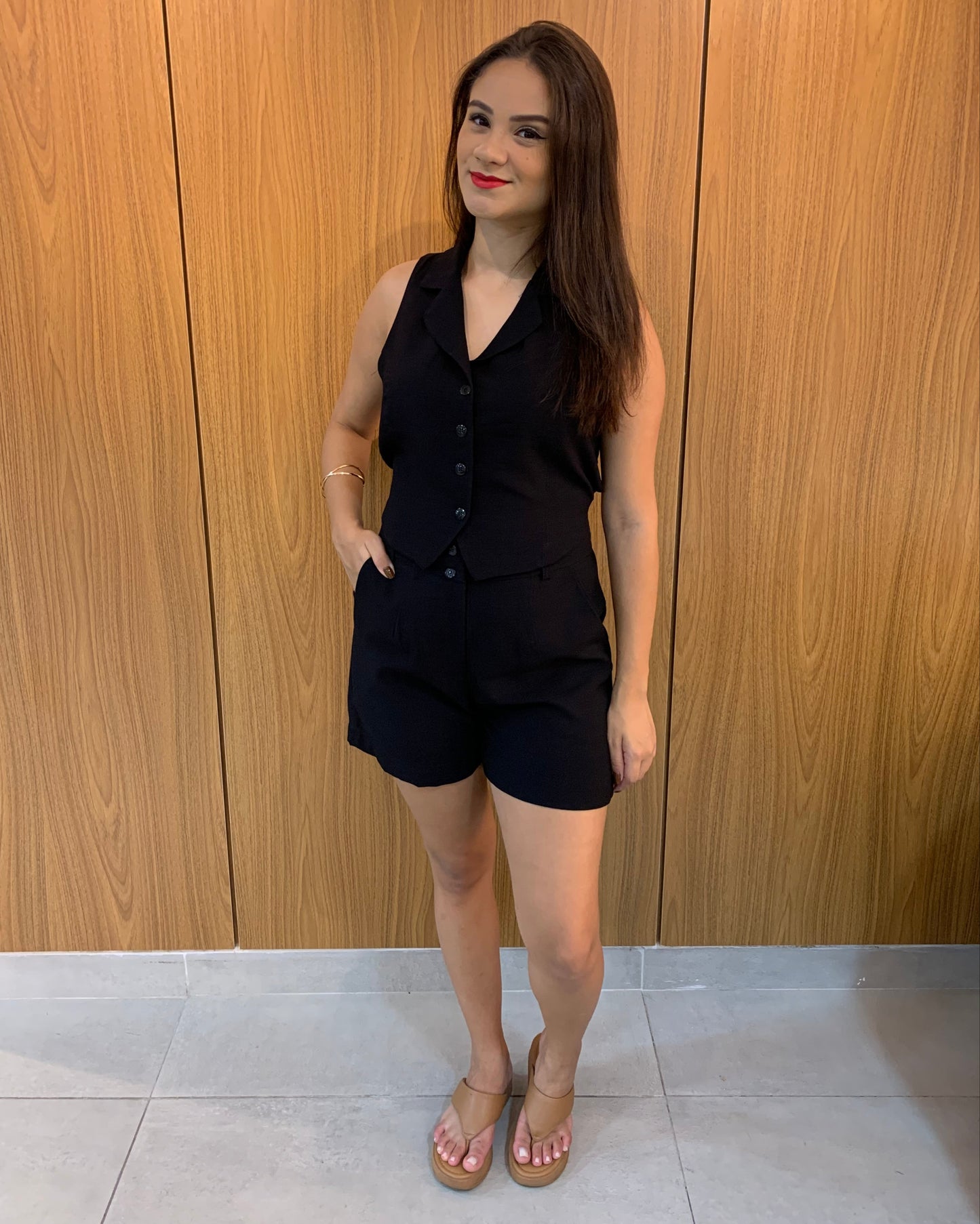 Conjunto de Colete e Bermuda 91381