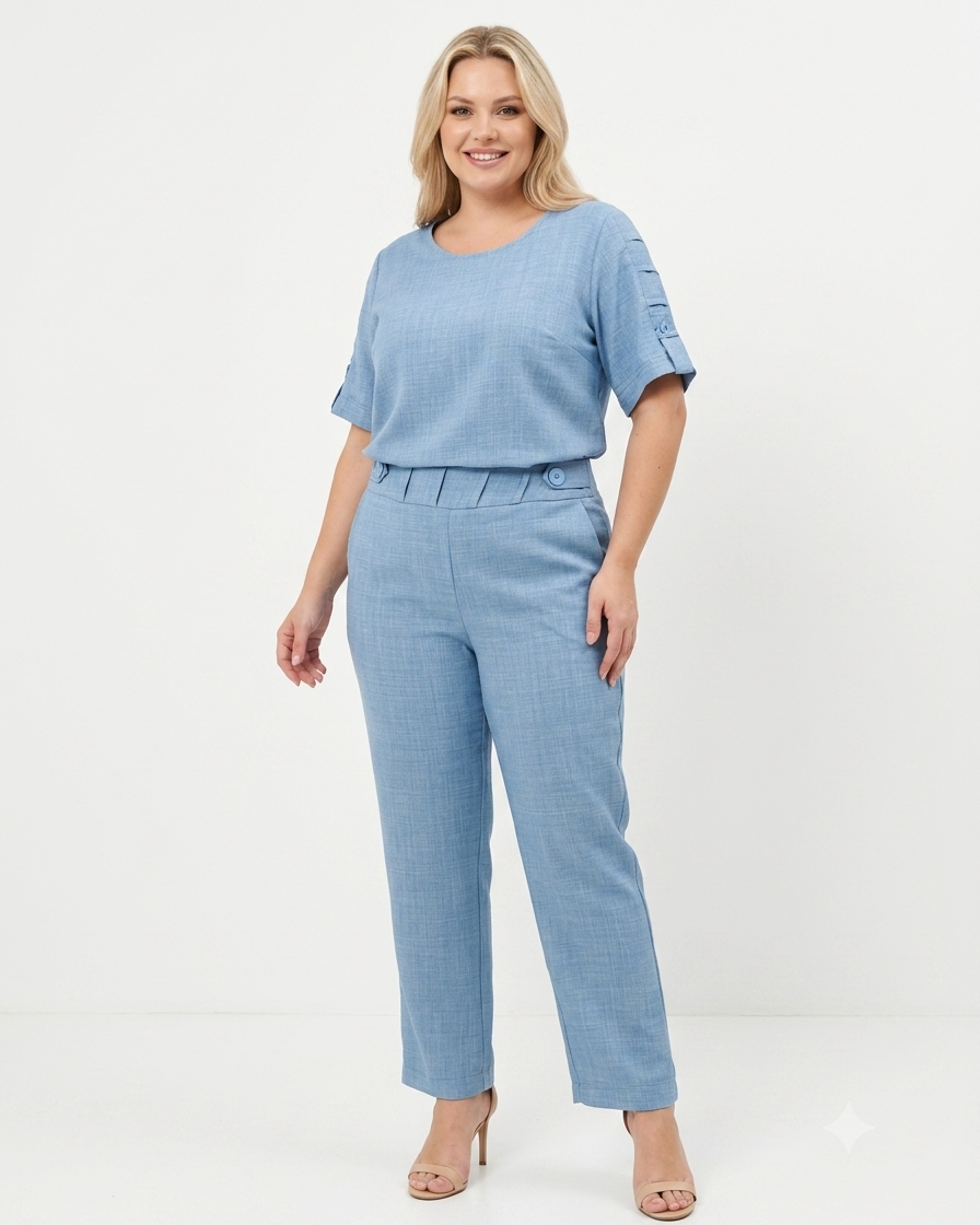 Conjunto Plus Calça e Blusa 92571