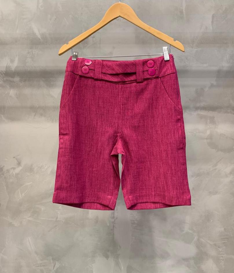 Bermuda Cós Botões 02945