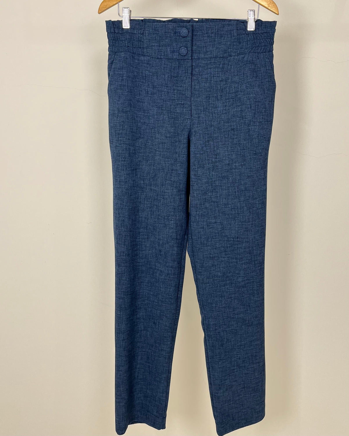 Calça Plus Polylinho Elástico 02959