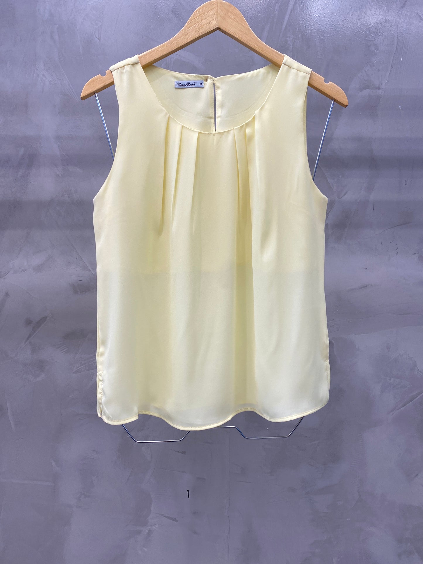 Regata Alça Larga Crepe Liso 60680