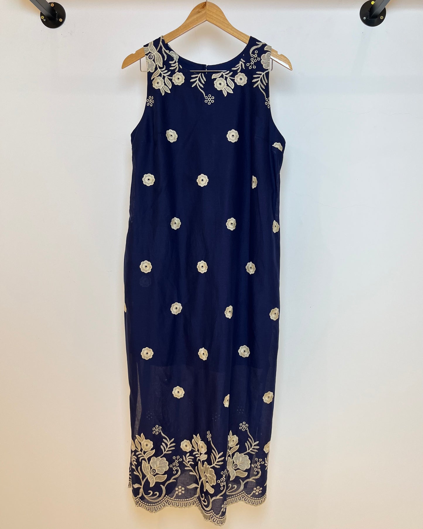 Vestido Midi De Algodão Bordado 91452