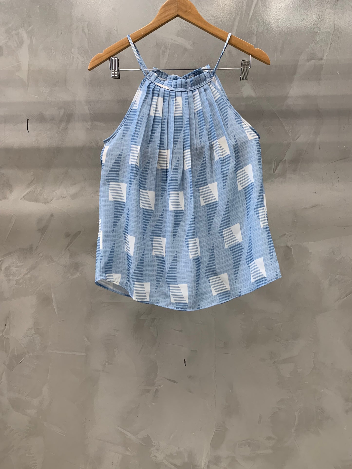 Regata Alça Fina Drapeada 49734