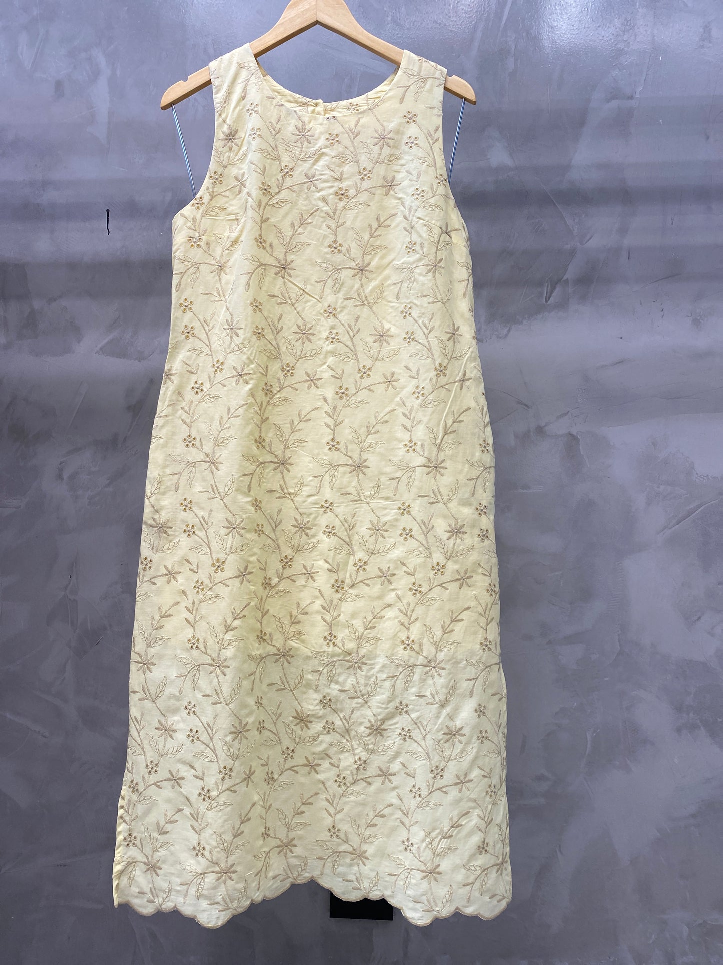 Vestido Midi De Algodão Bordado 91451
