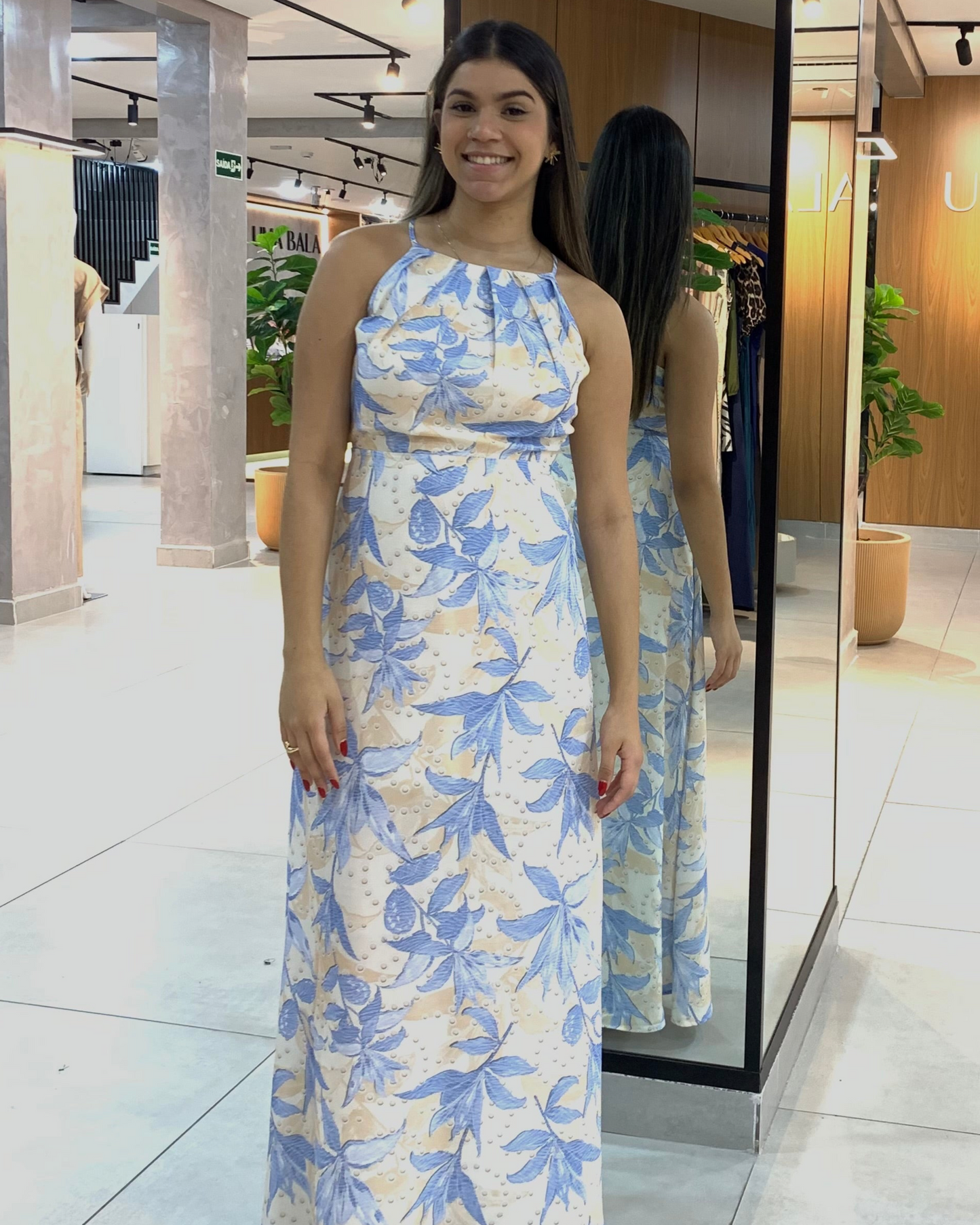 Vestido Longo Trapézio 47974