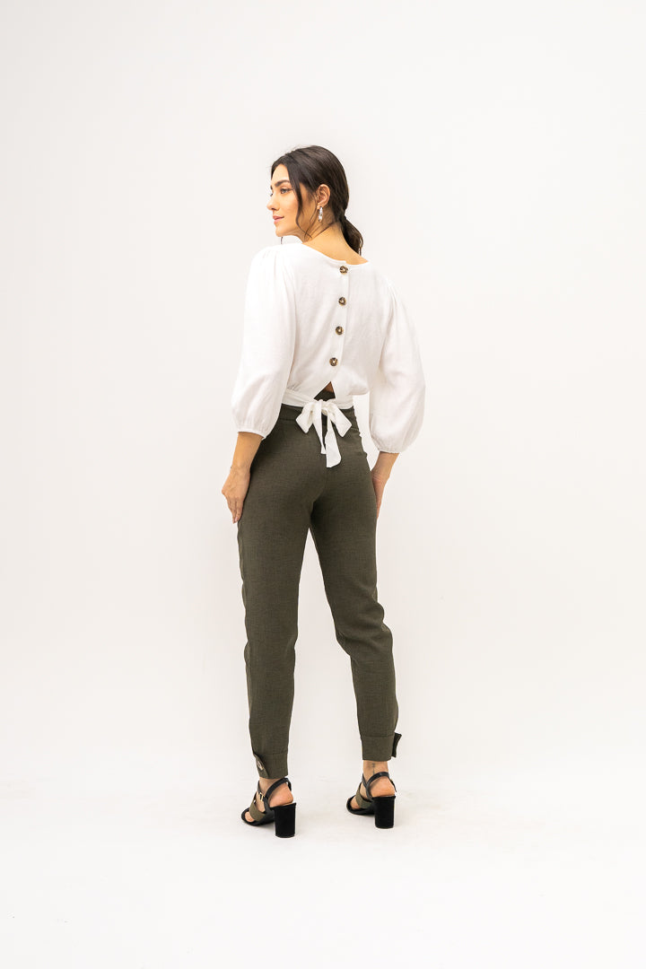 Calça Verde Escuro 29040