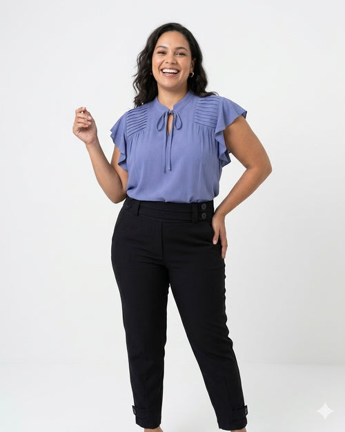 Detalhe da cor Azul Jeans