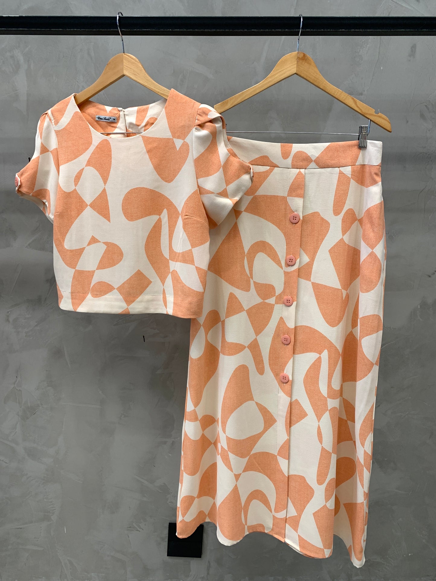 Conjunto Cropped e Saia 91562
