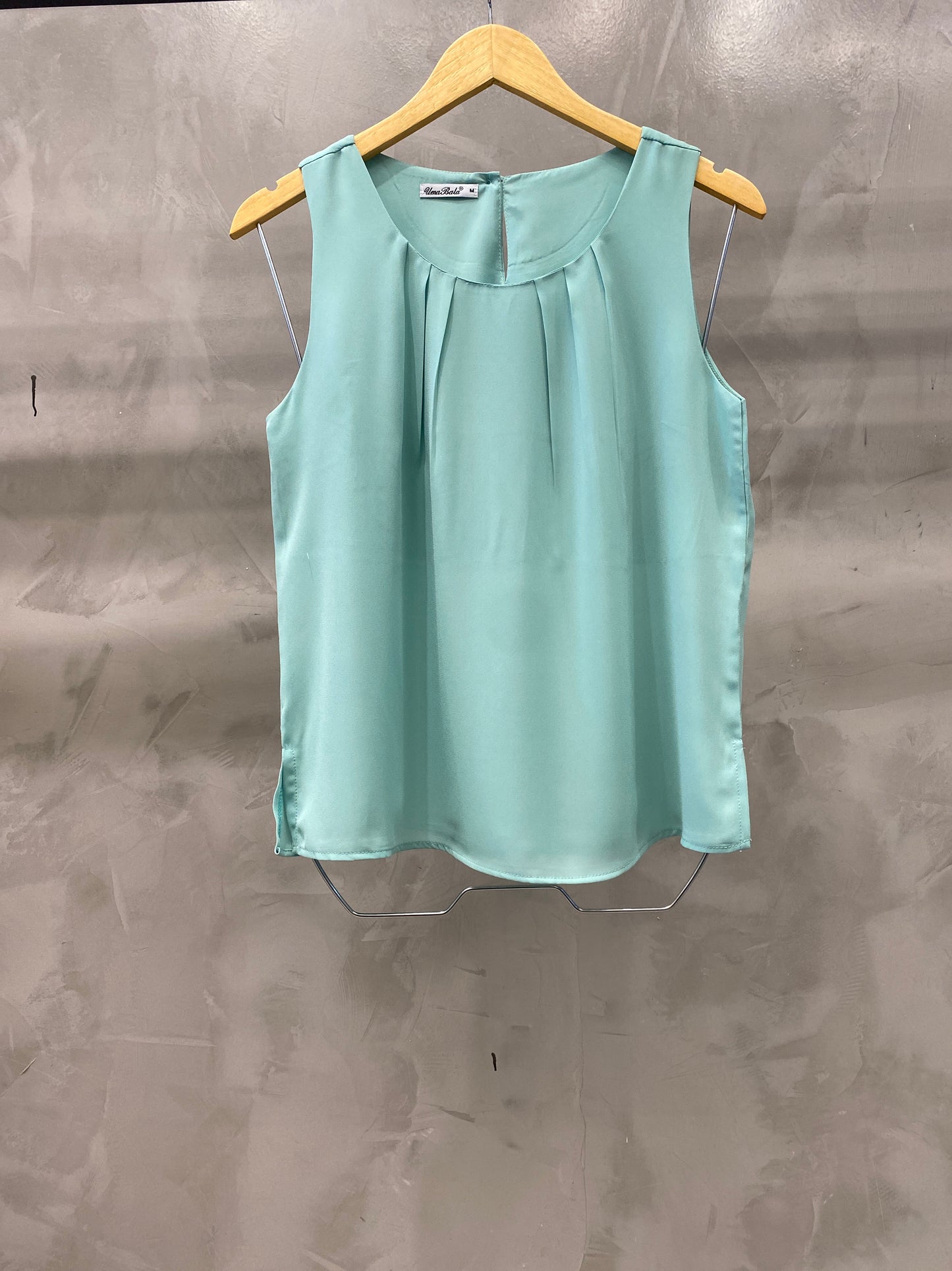 Regata Alça Larga Crepe Liso 60680