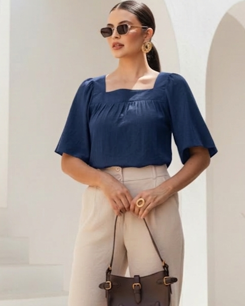 Blusa Decote Quadrado 92170