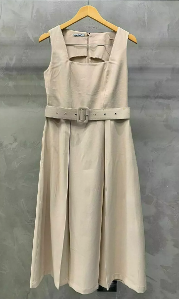 Vestido Midi Cinto 09094