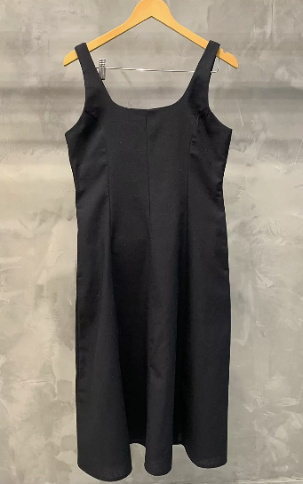 Vestido Midi Decote Reto 09091