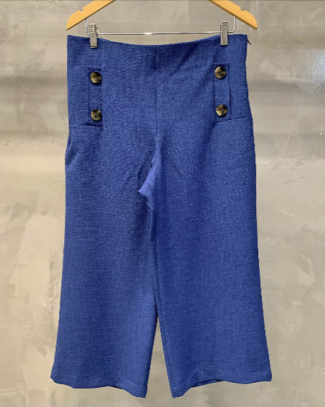Calça Pantacourt com Botões 29621