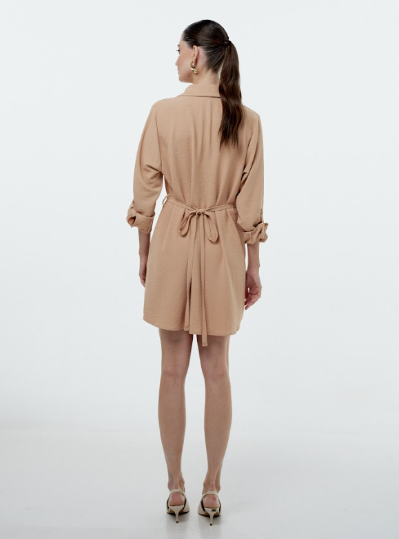 Vestido Chemise Com Faixa 90620