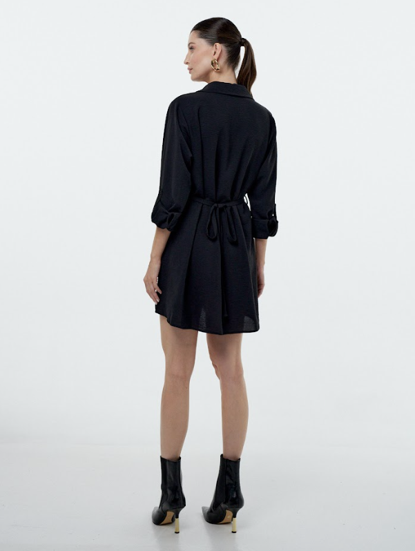 Vestido Chemise Com Faixa 90620