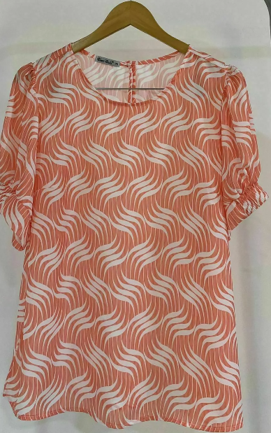 Blusa Plus Coral 70772