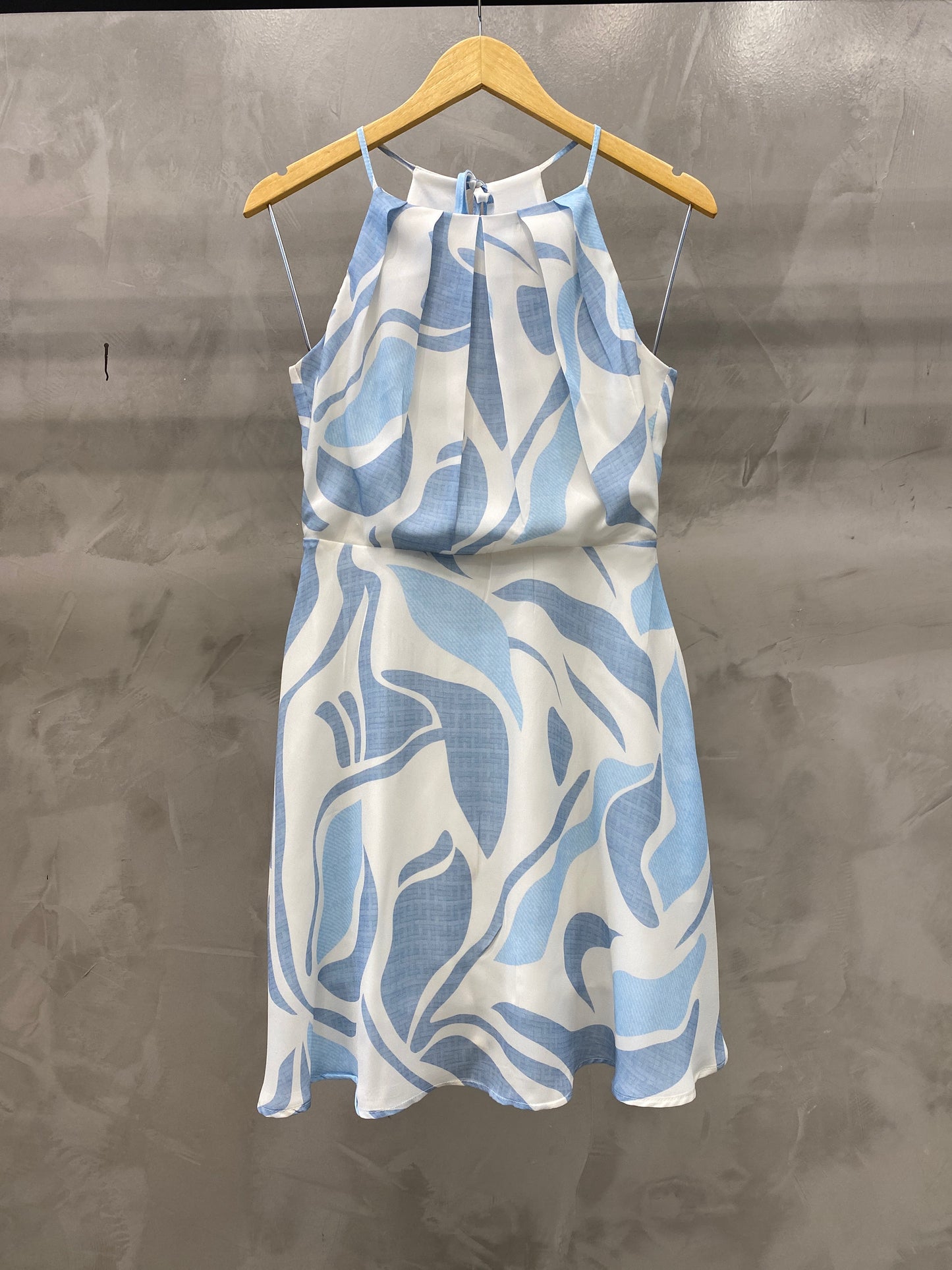 Vestido Curto crepe estampado 49066