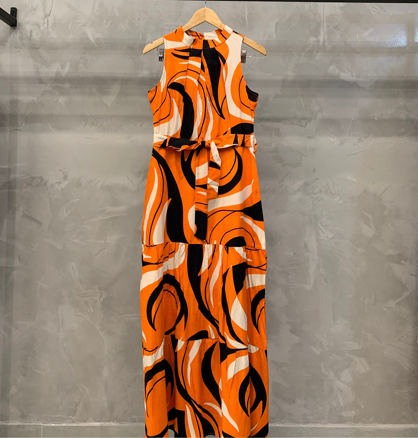 Vestido Longo Gola Alta 70600
