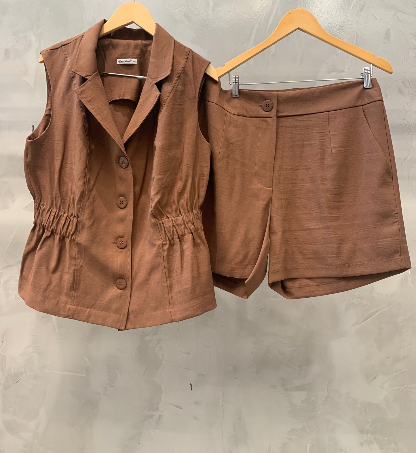 Conjunto Plus Colete e Shorts 91311