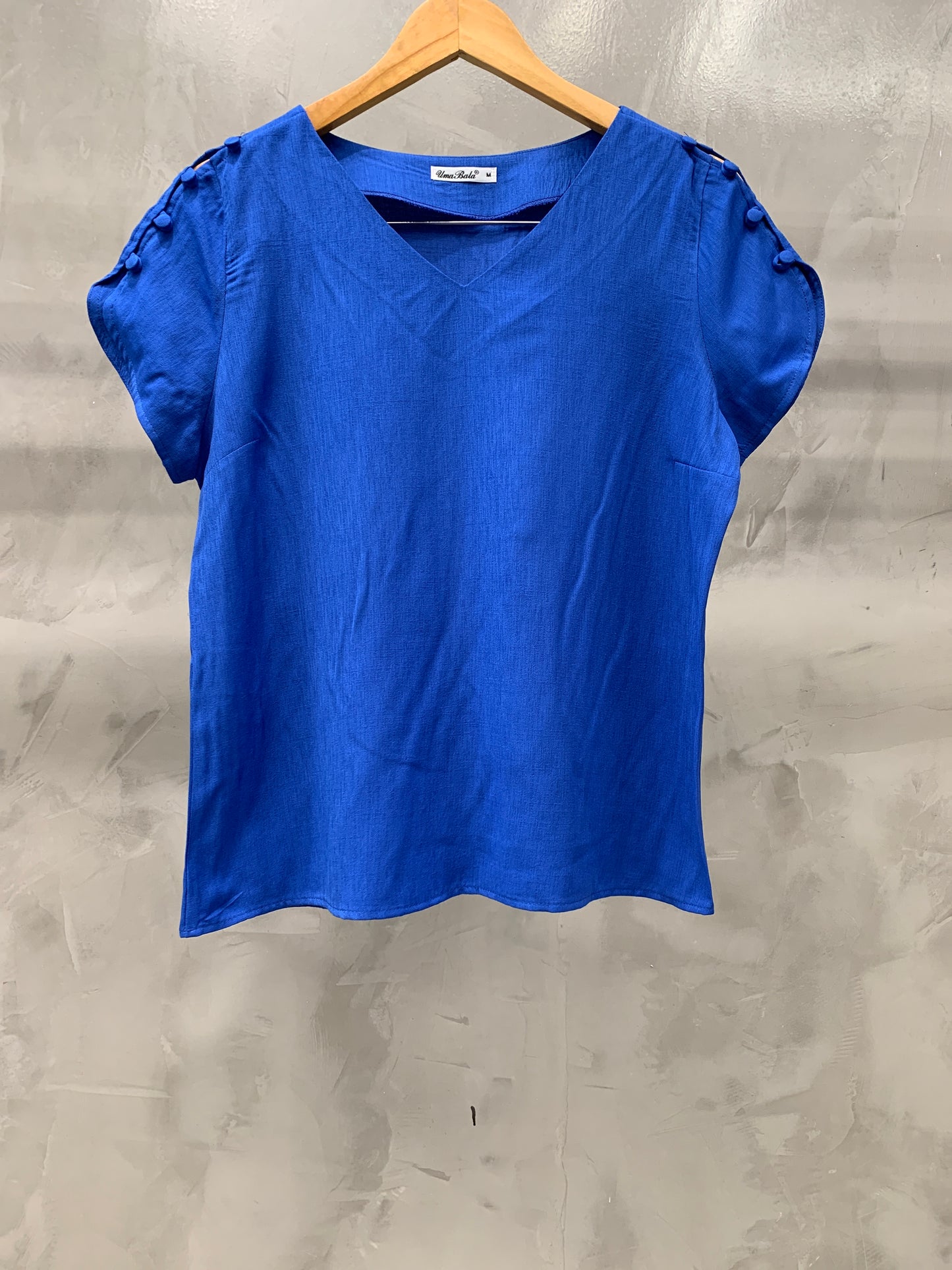 Blusa Botões Decote V 60720