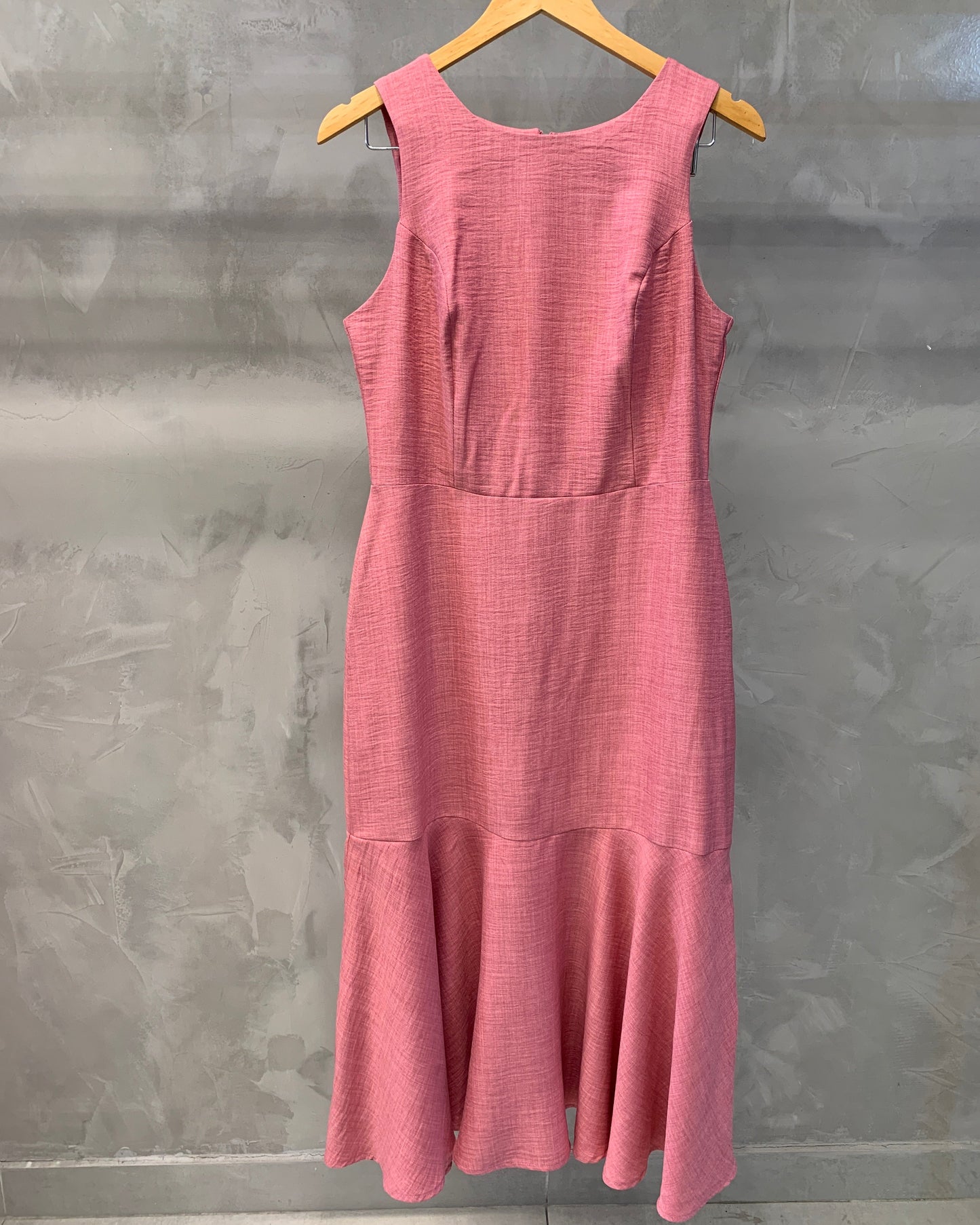 Vestido Midi Acinturado Melange 90211