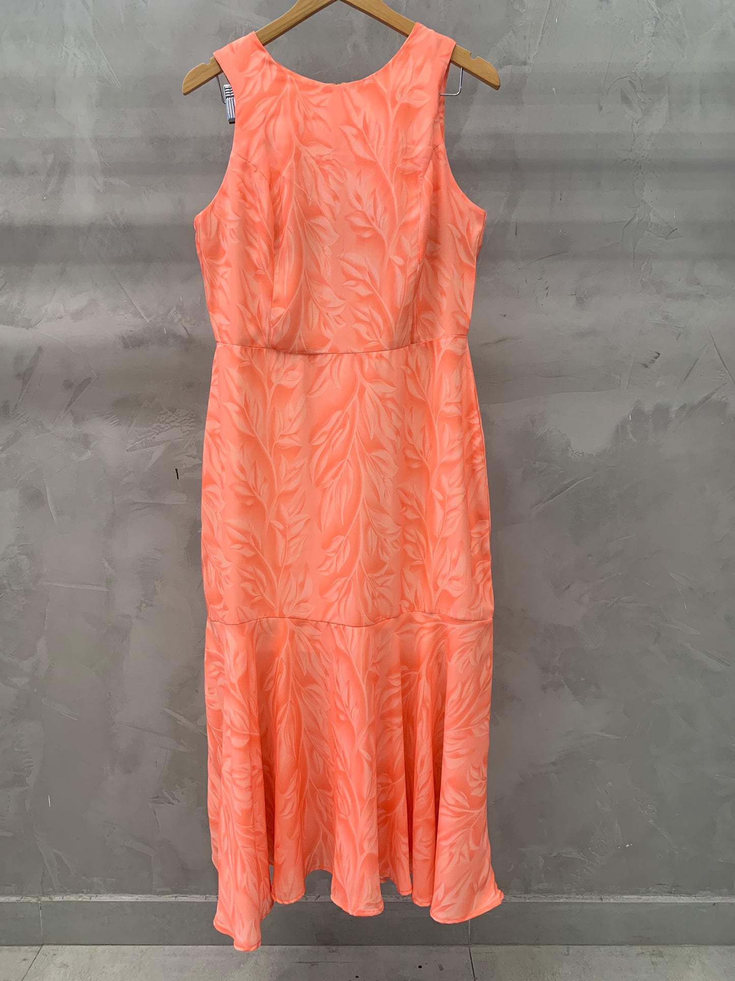 Vestido Midi Acinturado Sombras 90214