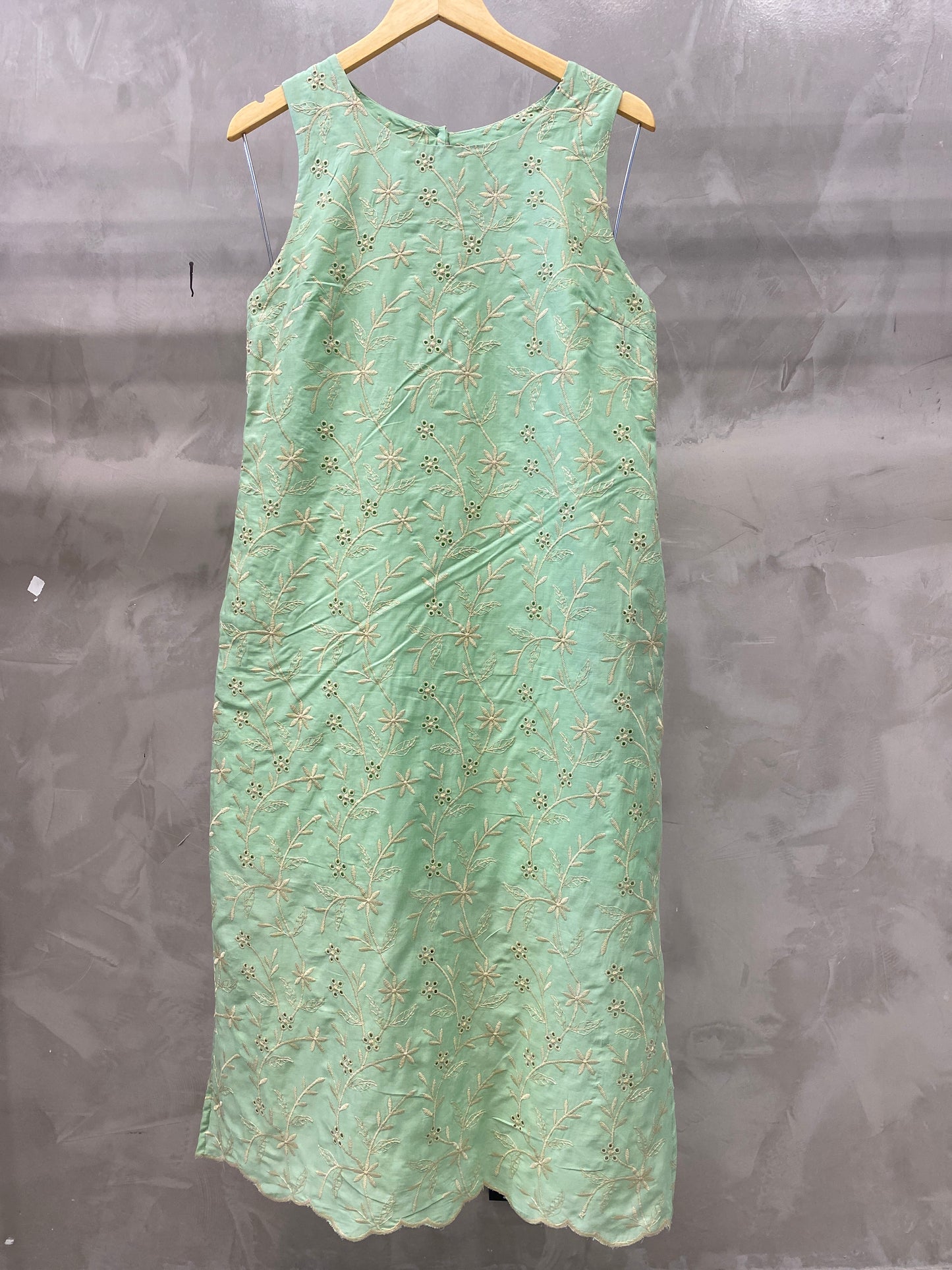 Vestido Midi De Algodão Bordado 91451
