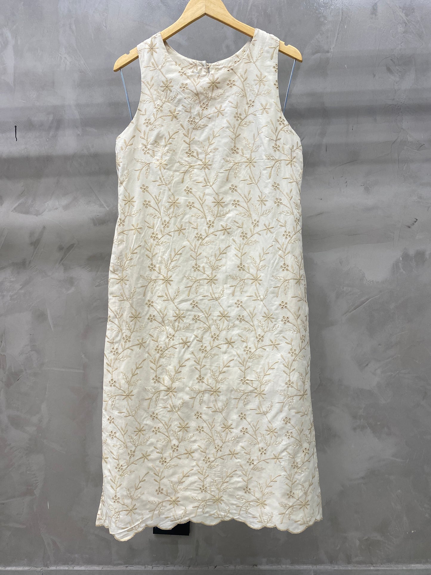 Vestido Midi De Algodão Bordado 91451
