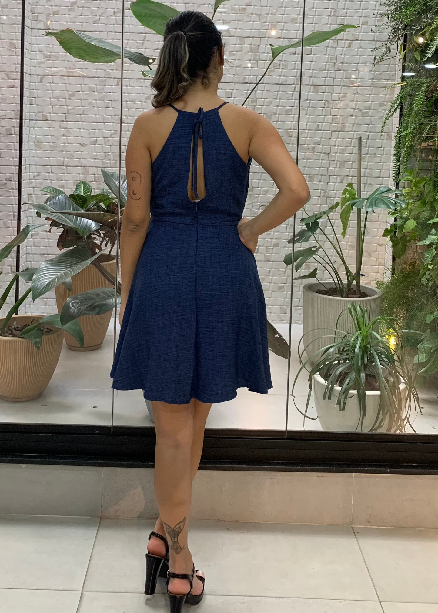 Vestido Curto Trapézio 49063