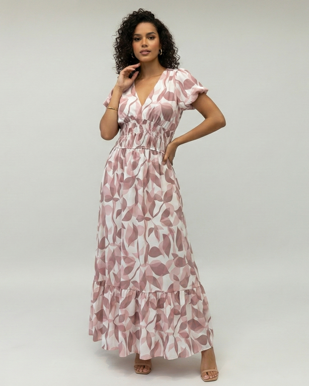 Vestido Longo Acinturado 90982