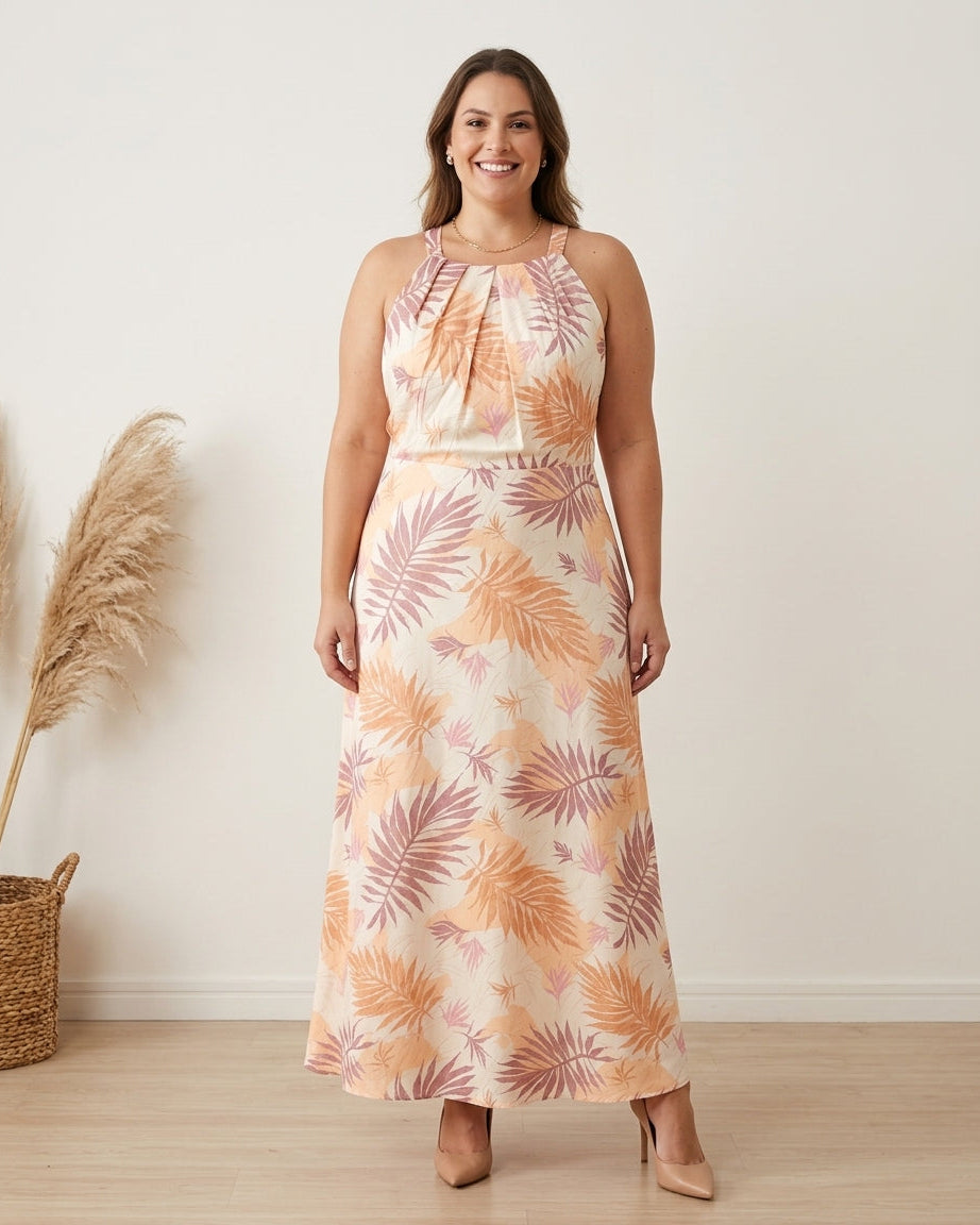 Vestido Plus Estampado 80570