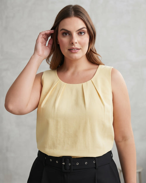 Detalhe da cor Liso Amarela