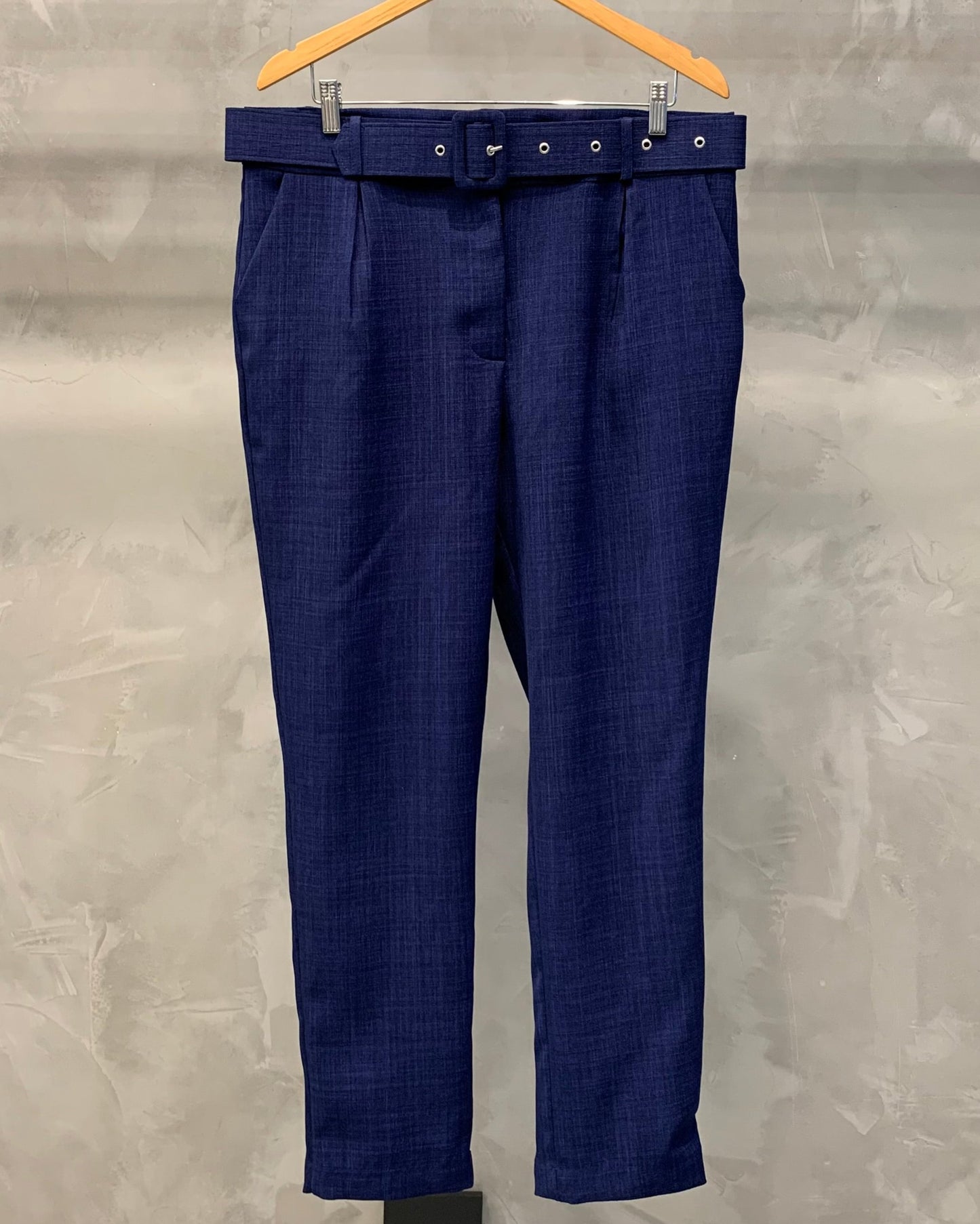 Calça Plus com Cinto Polylinho 02936