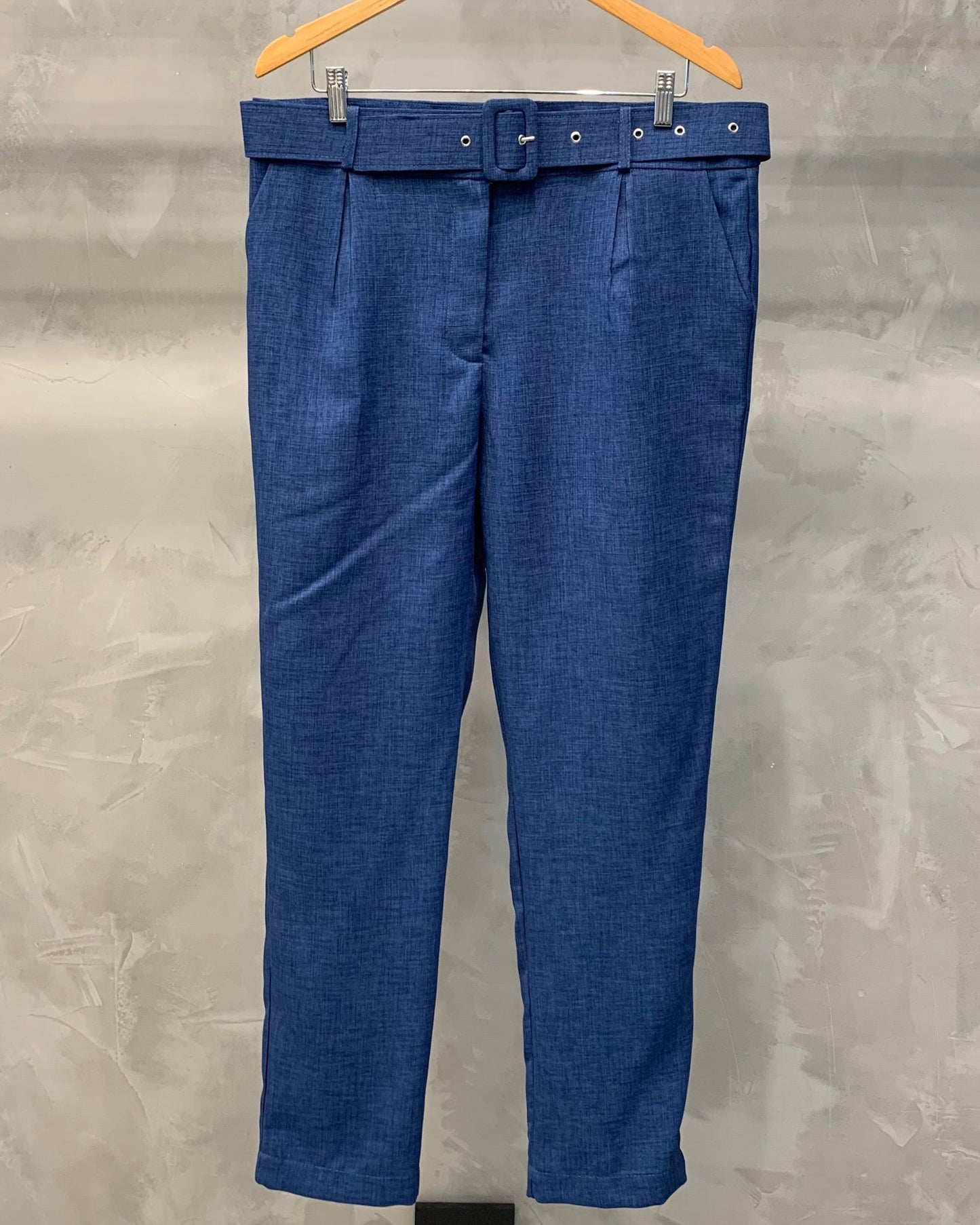 Calça Plus com Cinto Polylinho 02936
