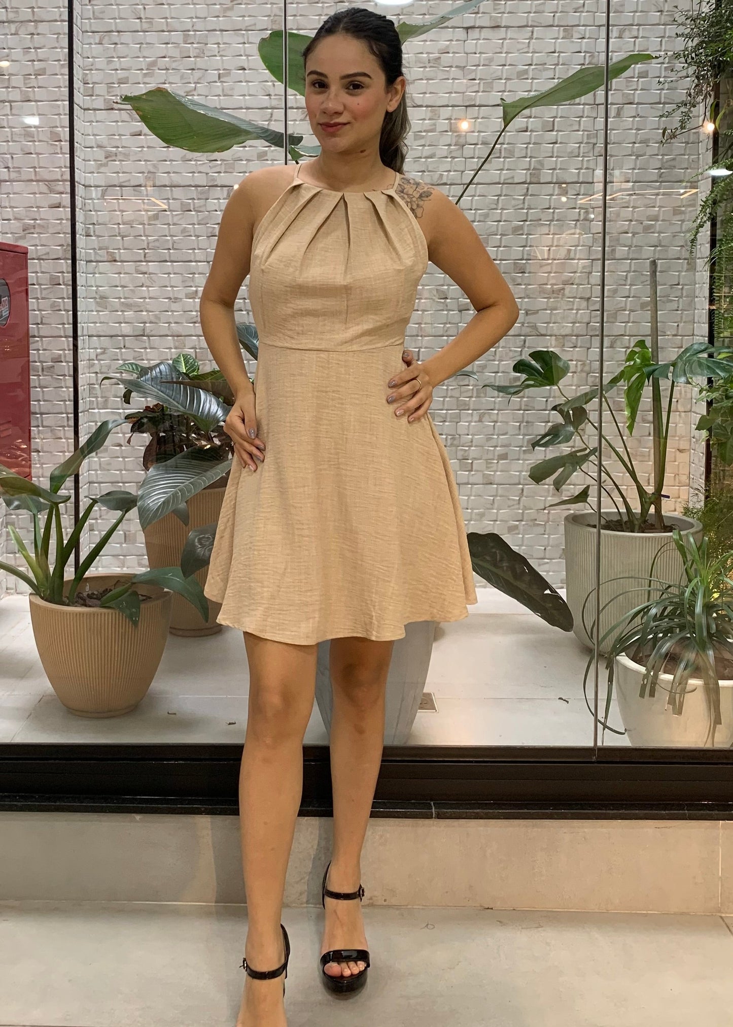 Vestido Curto Trapézio 49063