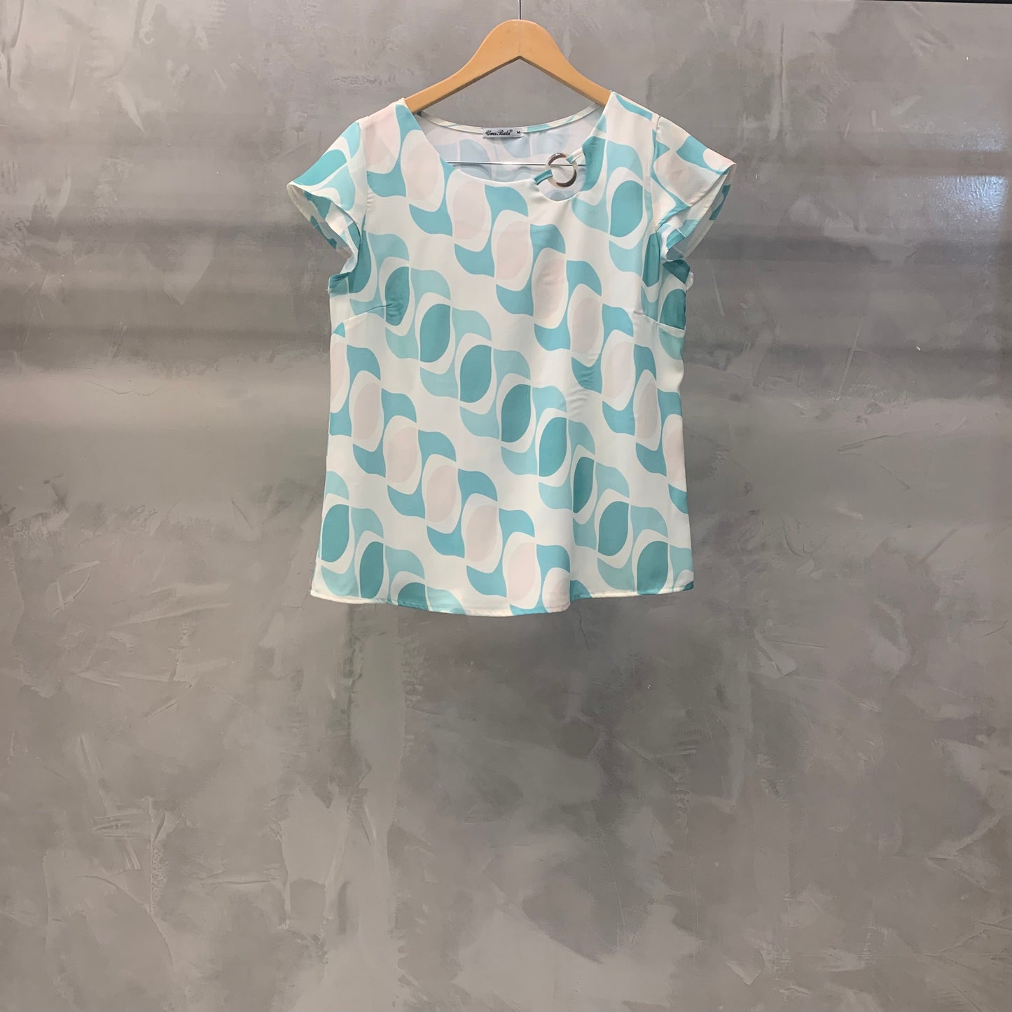 Blusa Com Detalhe de Argola Verde 50861