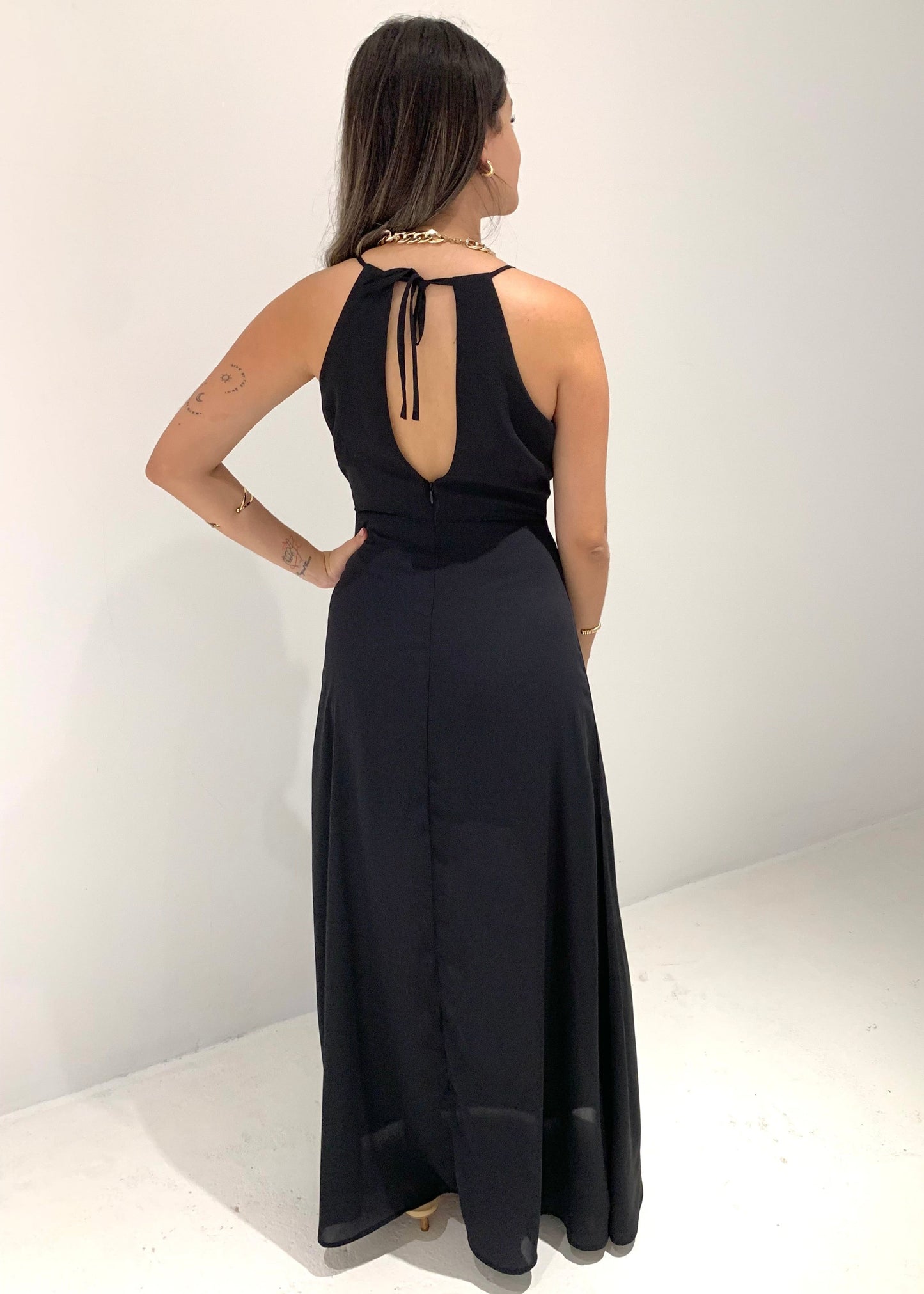 Vestido Longo Crepe 47975