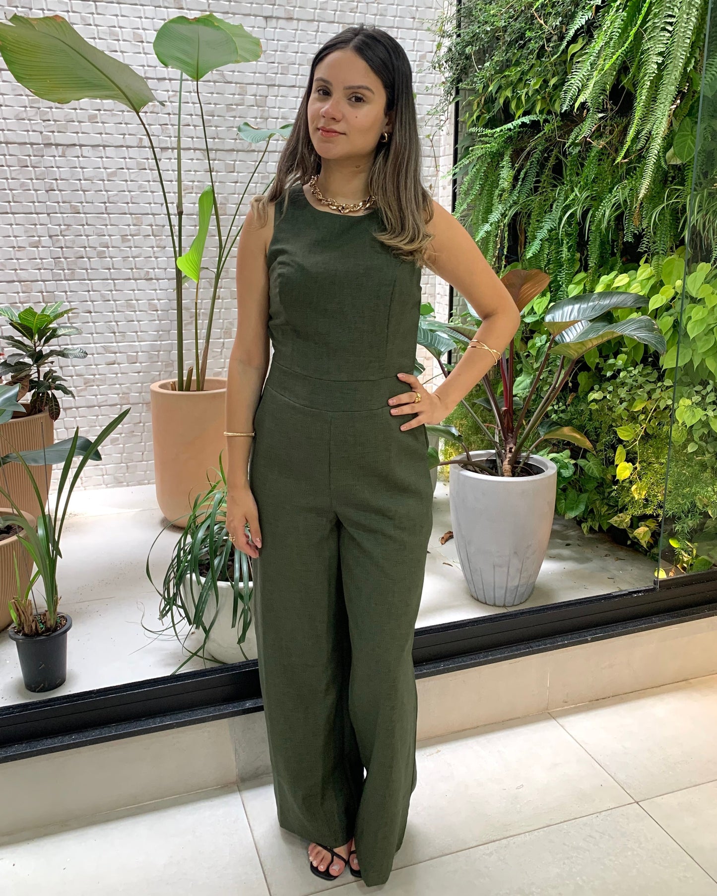 Macacão Pantalona 80171
