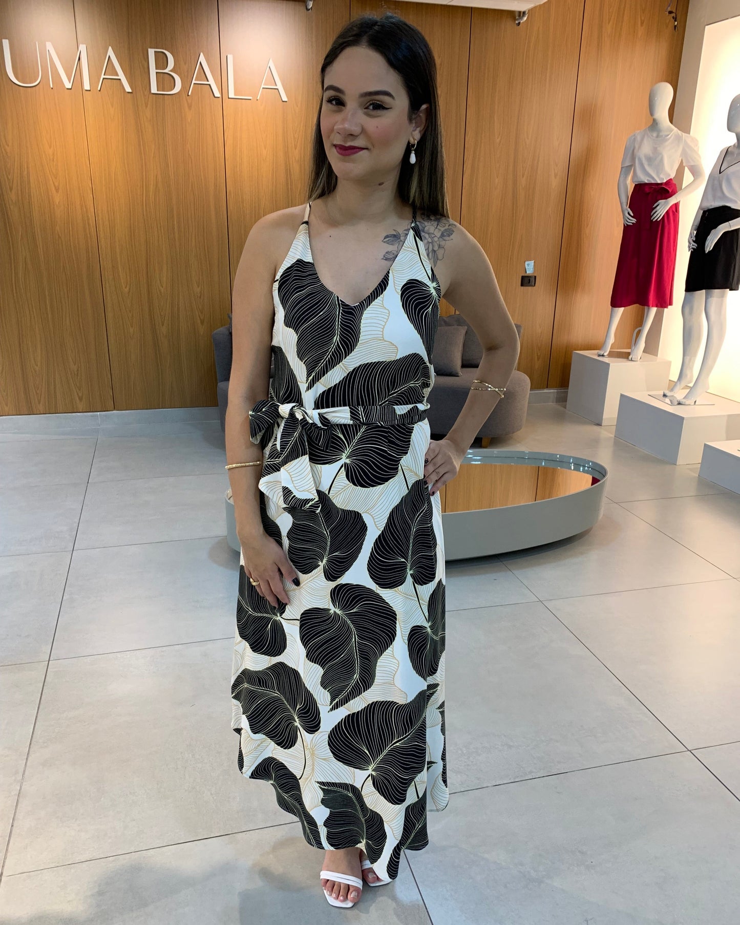 Vestido Midi Barra Redonda 91102