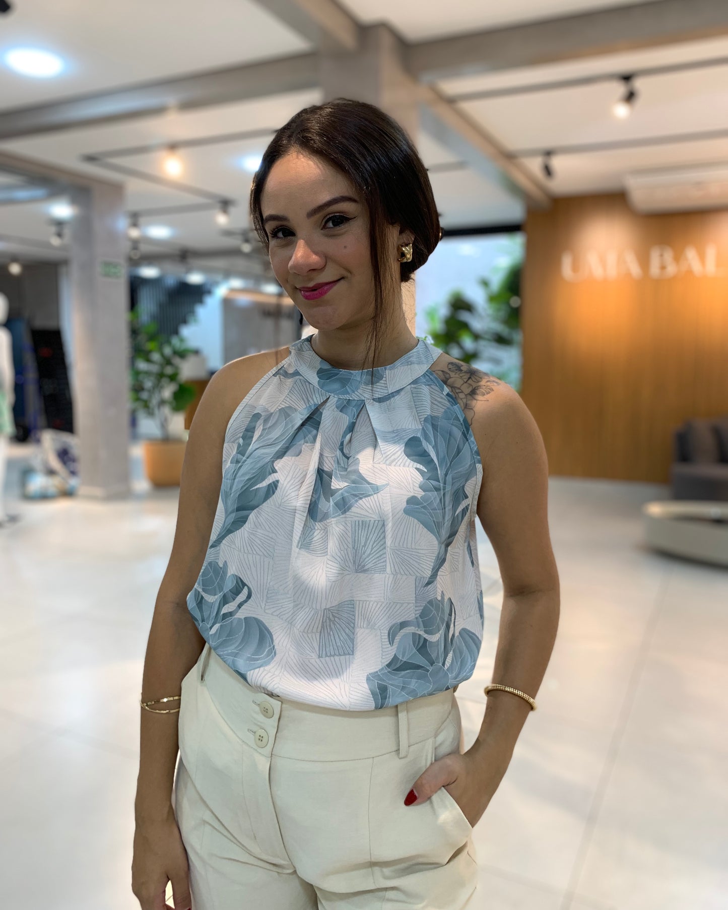 Regata Trapézio Estampada 80233