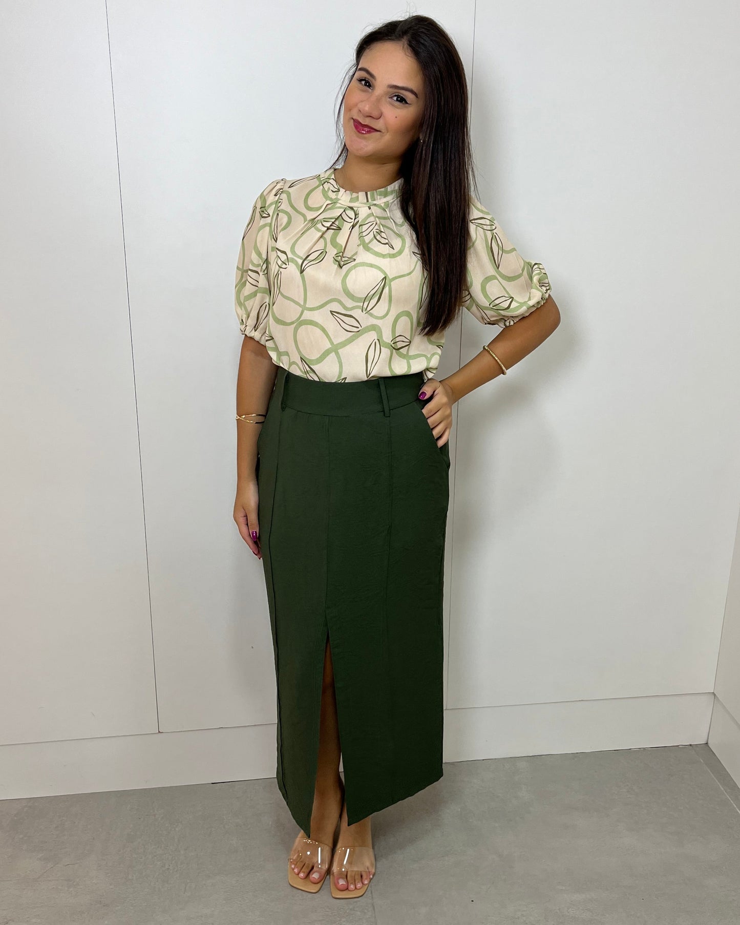 Blusa Manga Bufante 91490