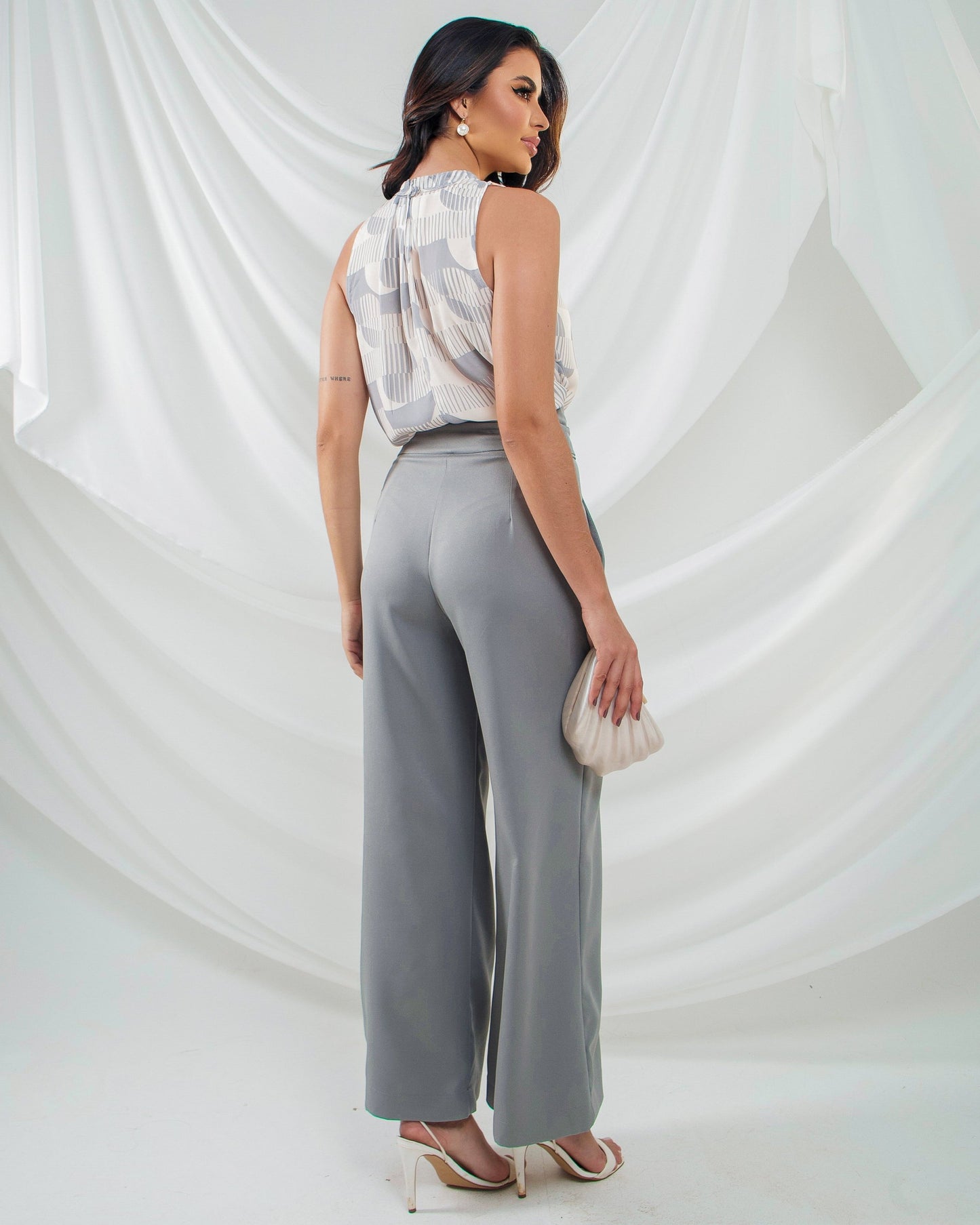 Calça Flare Alfaiataria 02933
