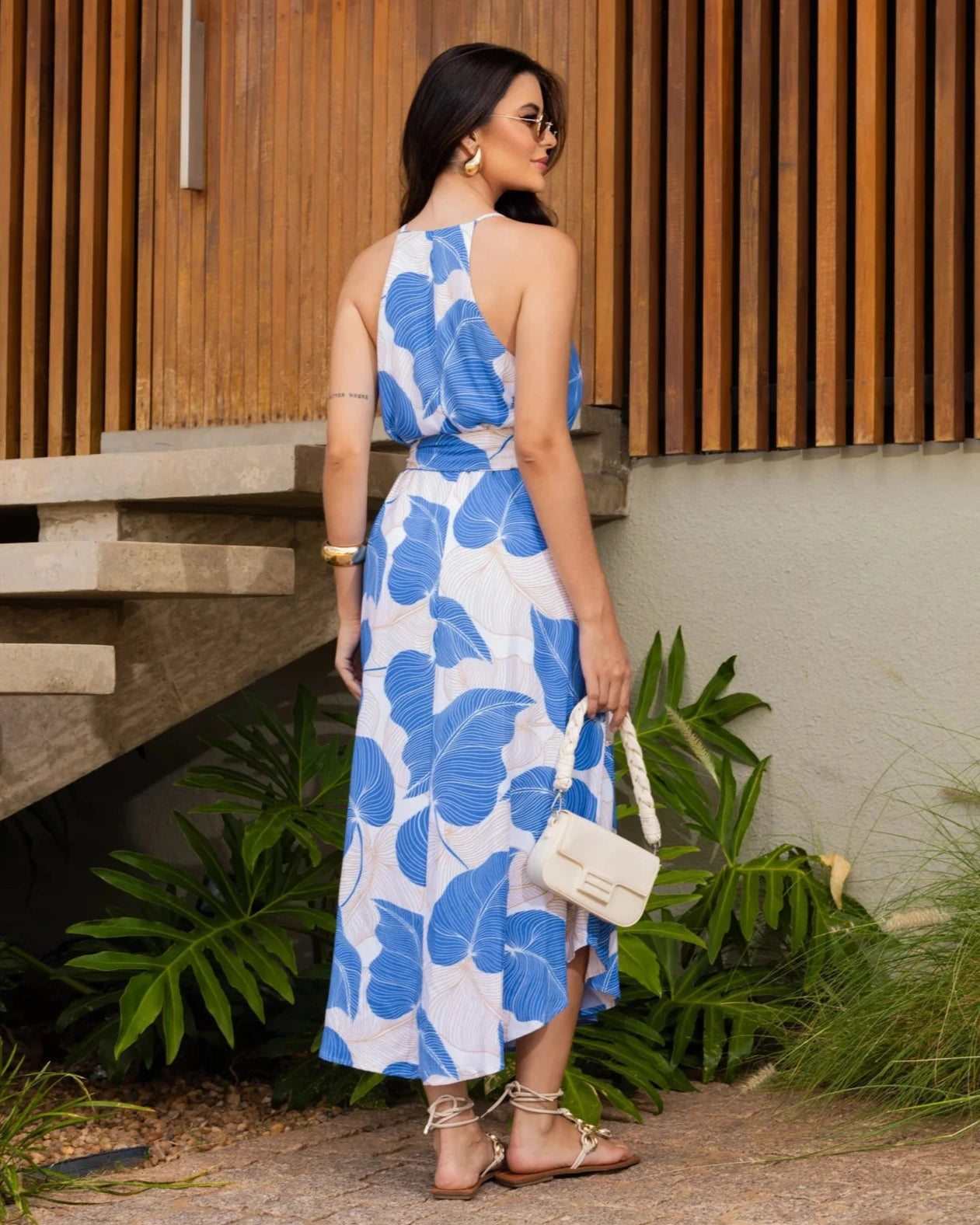 Vestido Midi Barra Redonda 91102
