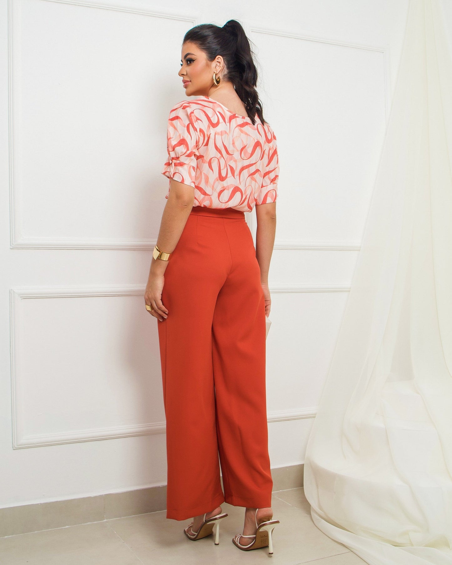 Calça Flare Alfaiataria 02933