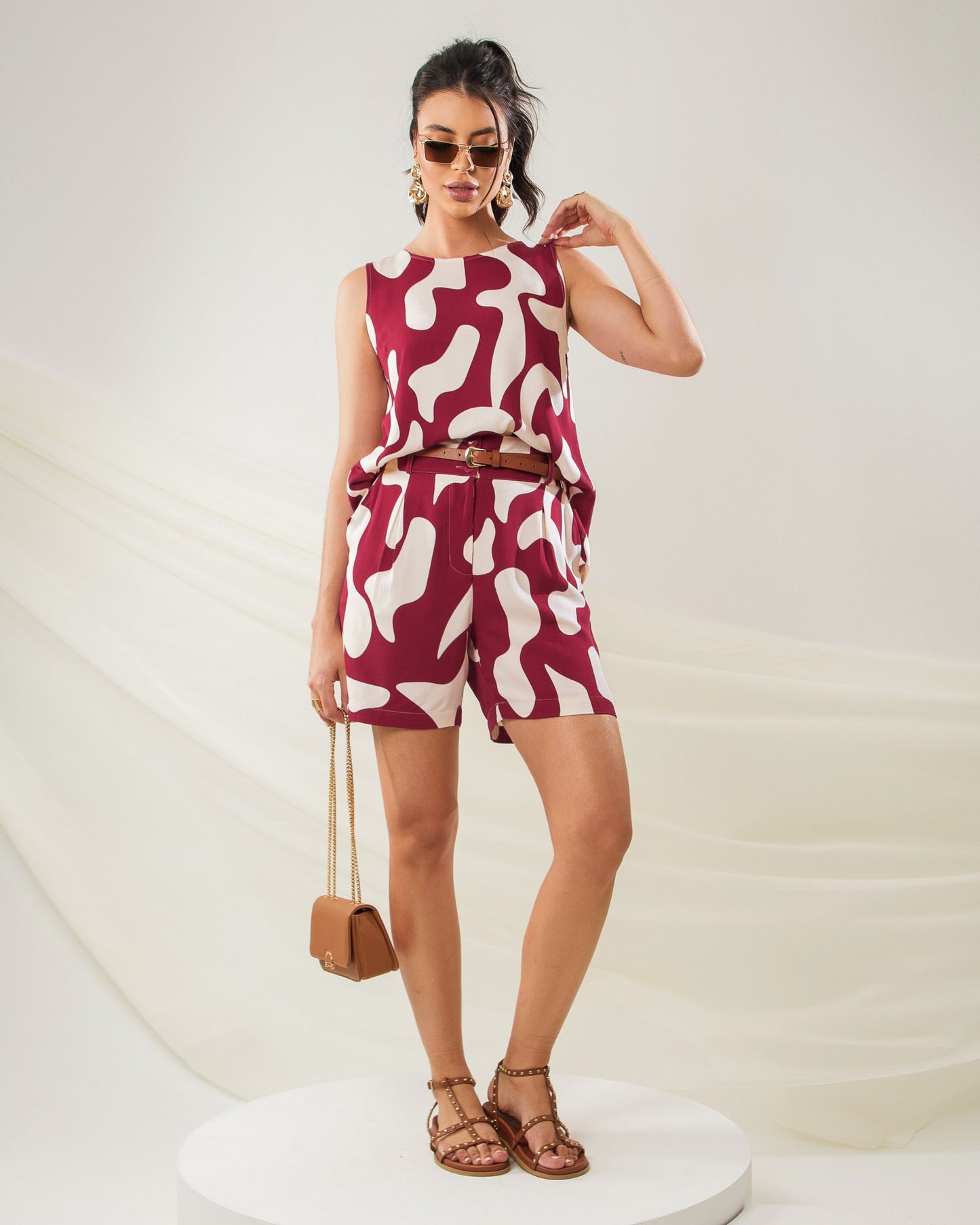 Conjunto Regata e Shorts 07061